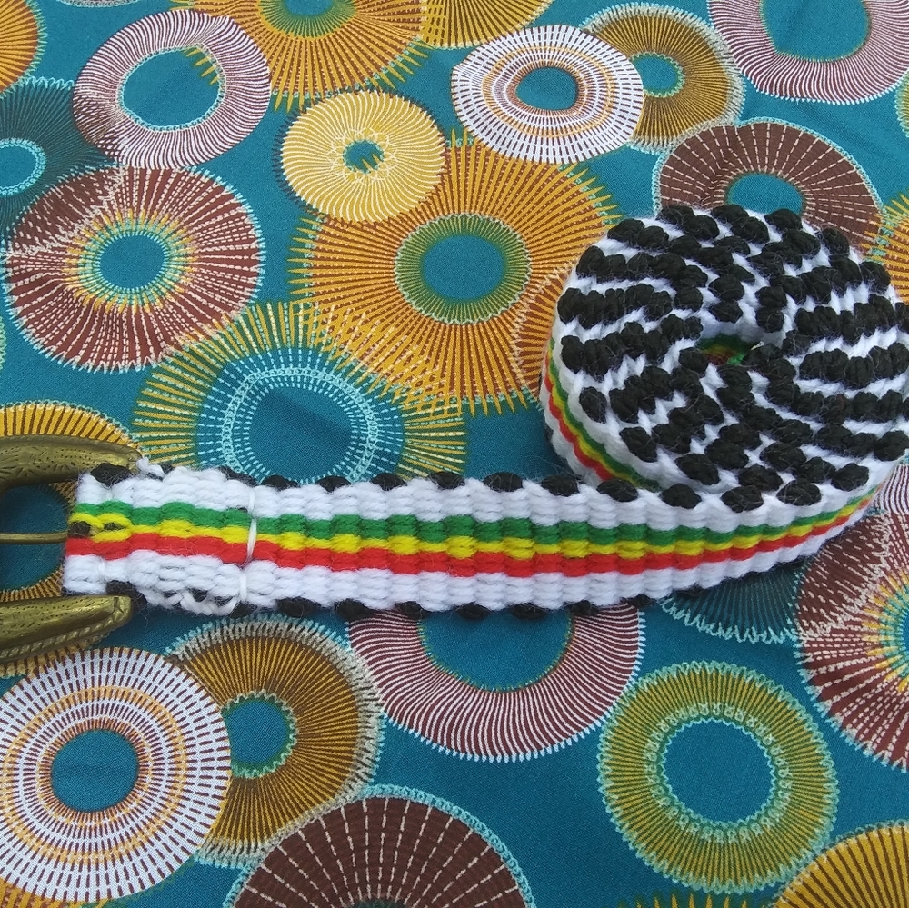 Handmade Rasta Belt - Picture 2 of 3